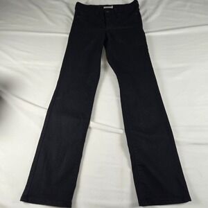 Levi's 505 Straight Leg Jeans Womens Size 28 Black Classic Fit Denim